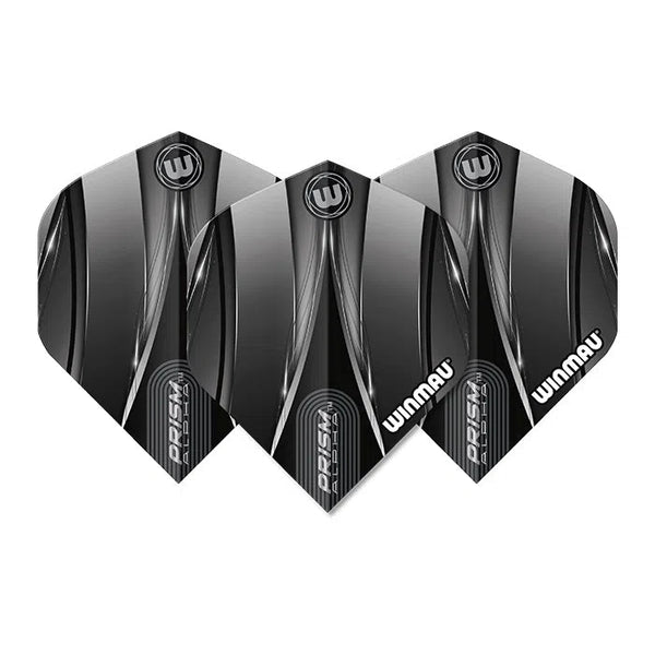 Winmau Prism Alpha Sniper Black Extra Thick Flights-1-Premier Darts