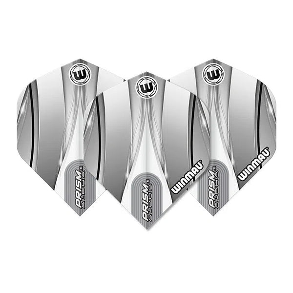 Winmau Prism Alpha Sniper White Extra Thick Flights-1-Premier Darts