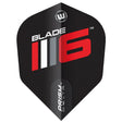 Winmau Prism Delta Blade 6 Black V6 Dart Flights