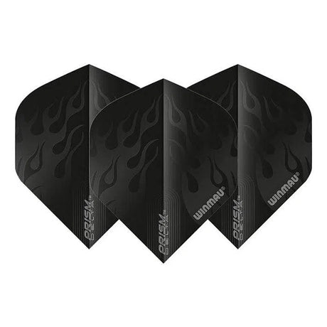 Winmau Prism Delta Extra Thick Standard Black Flights