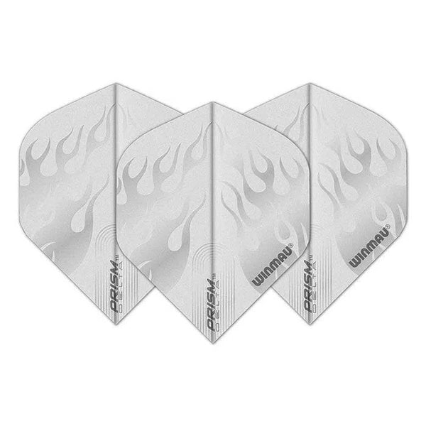 Winmau Prism Delta Extra Thick Standard White Flights-1-Premier Darts