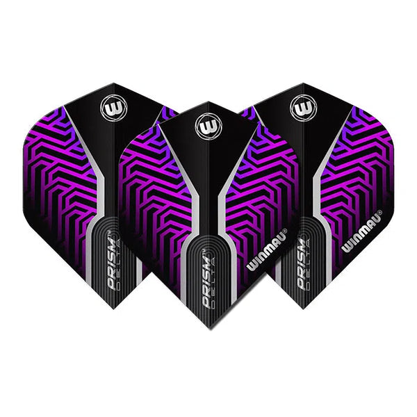 Winmau Prism Delta Kairos Purple Extra Thick Dart Flights-1-Premier Darts