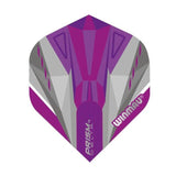 Winmau Prism Delta Purple & White Extra Thick Dart Flights