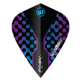 Winmau Prism Zeta Black & Purple Kite Flights