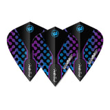 Winmau Prism Zeta Black & Purple Kite Flights
