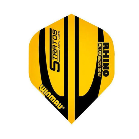 Winmau Rhino 150 Plus Yellow Standard Stratos Flights