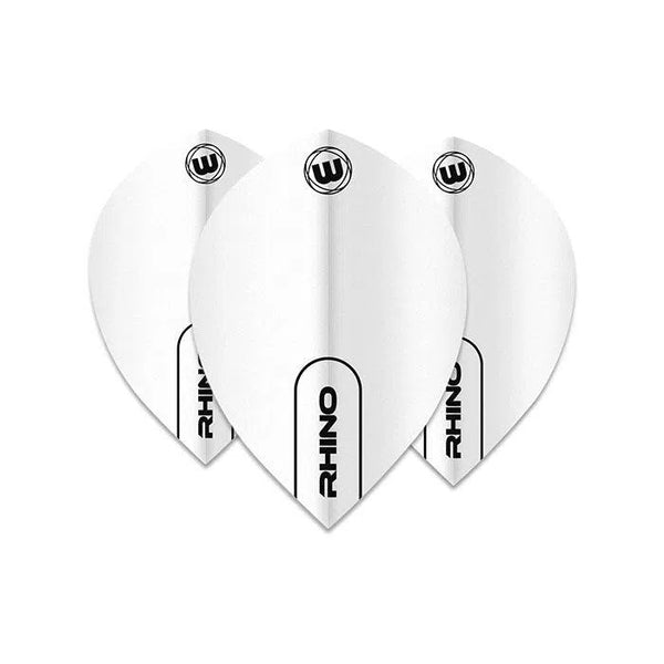 Winmau Rhino Extra Thick Pear White Flights-1-Premier Darts