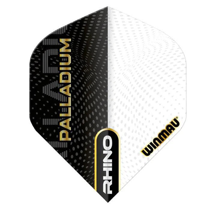 Winmau Rhino Palladium Extra Thick Standard Flights - Black/White