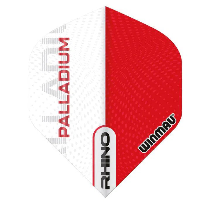Winmau Rhino Palladium Extra Thick Standard Flights - Red/White