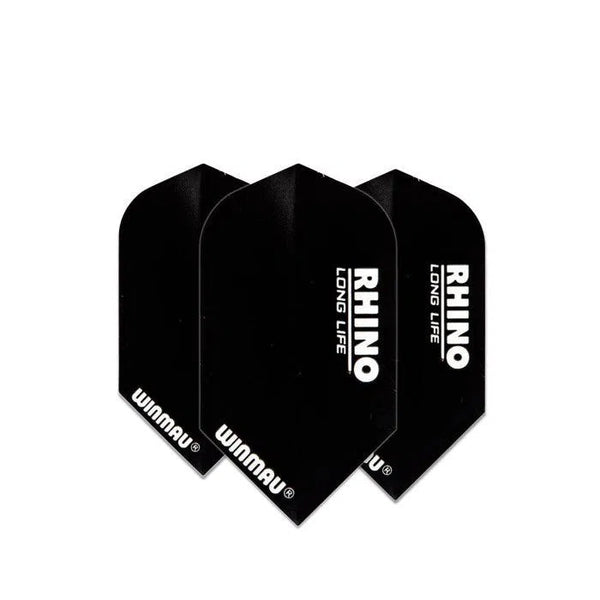 Winmau Rhino Slim Dart Flights Black-1-Premier Darts
