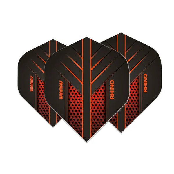 Winmau Rhino Standard Danny Noppert Black & Orange Flights-1-Premier Darts