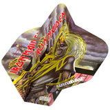 Winmau Rock Band Extra Thick Standard Iron Maiden Killers Grey & Yellow Flights