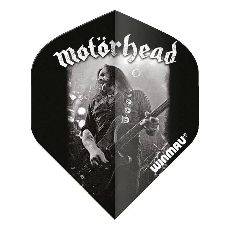Winmau Rock Band Extra Thick Standard Lemmy Black & Grey Flights