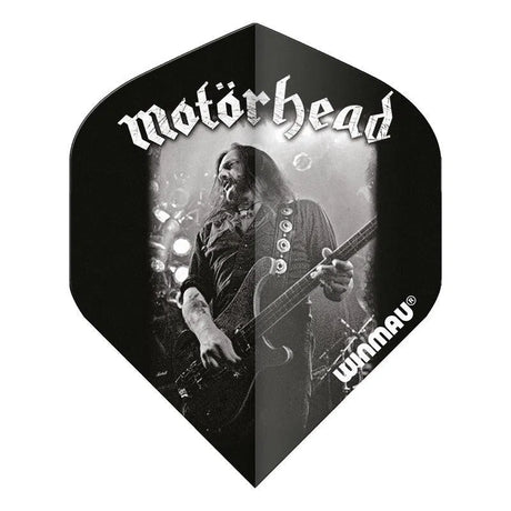 Winmau Rock Band Extra Thick Standard Lemmy Black & Grey Flights