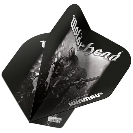 Winmau Rock Band Extra Thick Standard Lemmy Black & Grey Flights