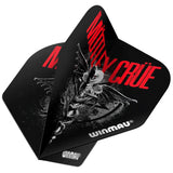 Winmau Rock Band Extra Thick Standard Motley Crue Feelgood Black & Red Flights
