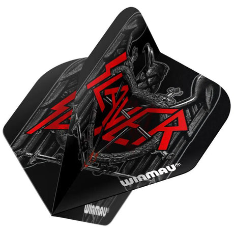 Winmau Rock Band Extra Thick Standard Slayer Black Eagle Black & Red Flights