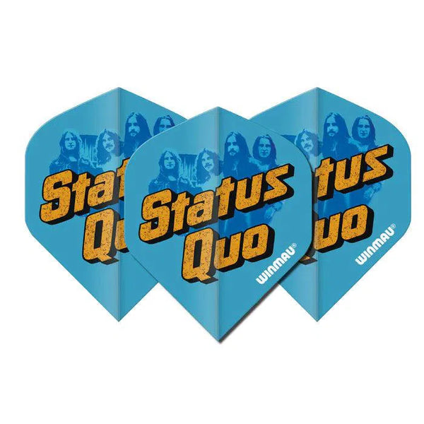 Winmau Rock Icons Flights - Status Quo Blue-1-Premier Darts