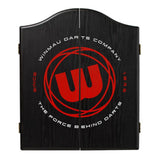 Winmau Roundel Black Dartboard Cabinet
