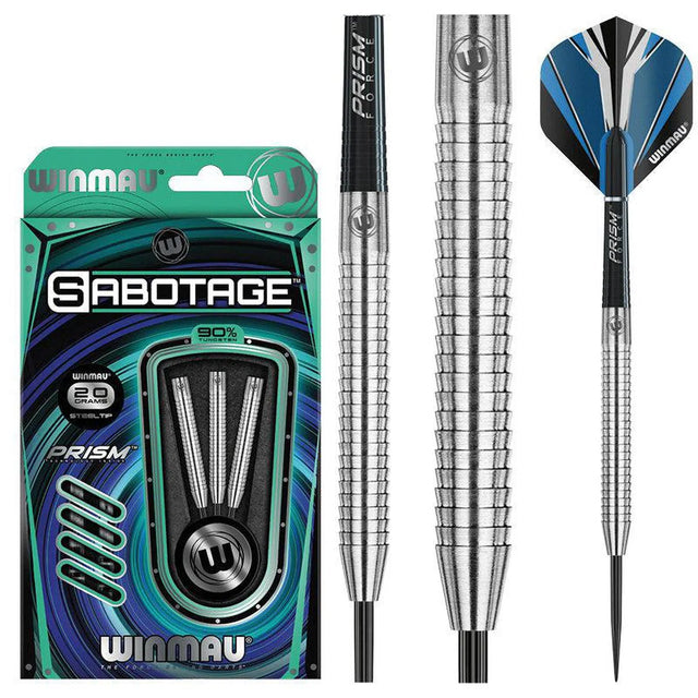 Winmau Sabotage 90% Tungsten Steel Tip Darts