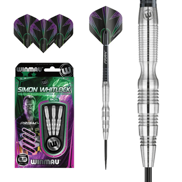 Winmau Simon Whitlock 90% Tungsten Steel Tip Darts-1-22 GRAM-Premier Darts