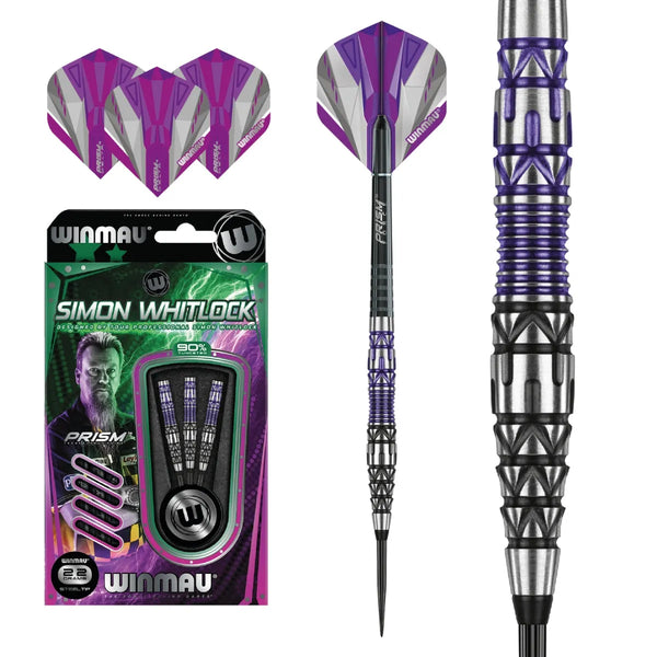 Winmau Simon Whitlock S.E 90% Tungsten Steel Tip Darts-1-22 GRAM-Premier Darts