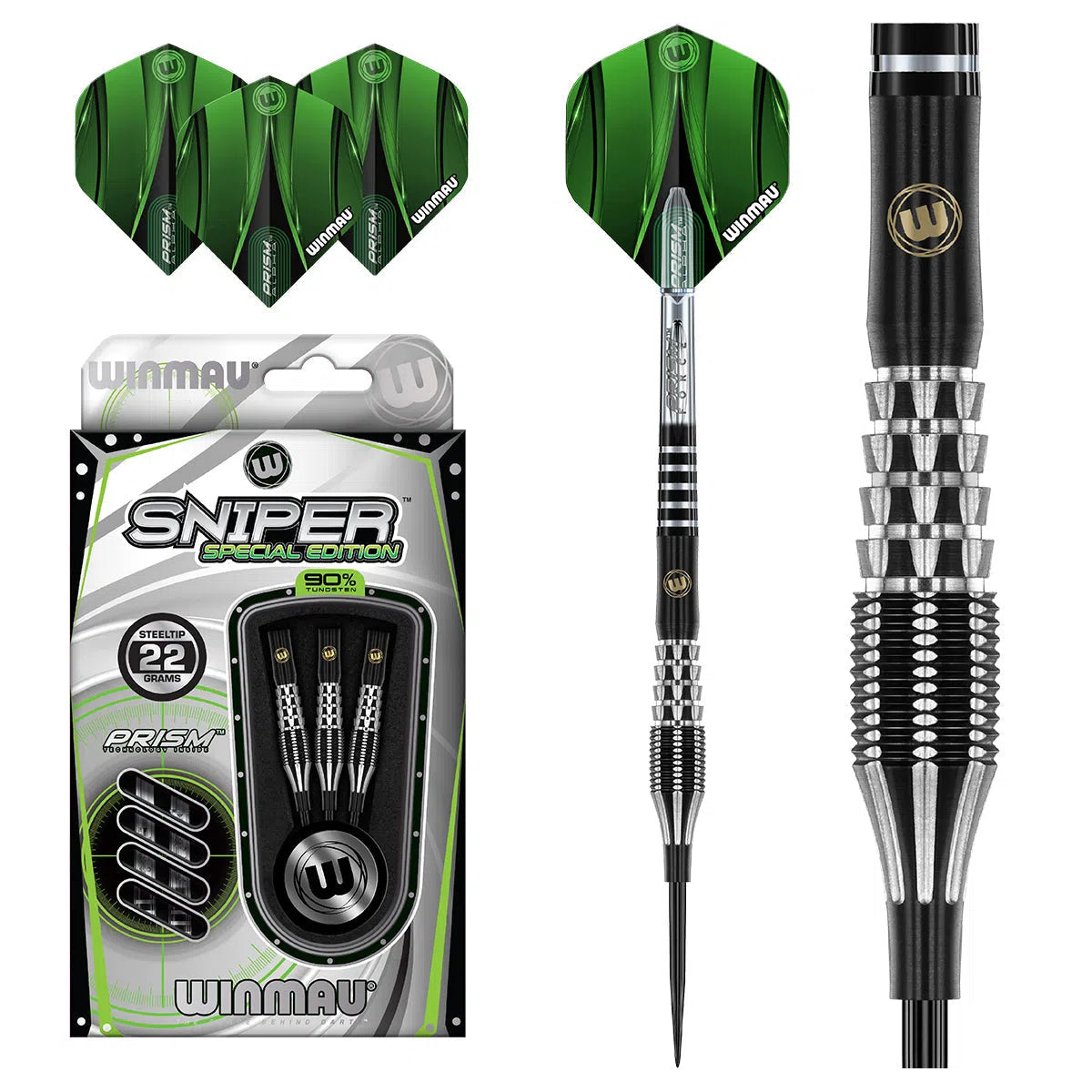 Winmau Sniper S.E. 90% Tungsten Steel Tip Darts – Premier Darts
