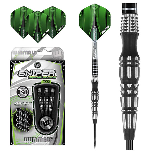 Winmau Sniper S.E. Style 2 90% Tungsten Steel Tip Darts-1-21 GRAM-Premier Darts