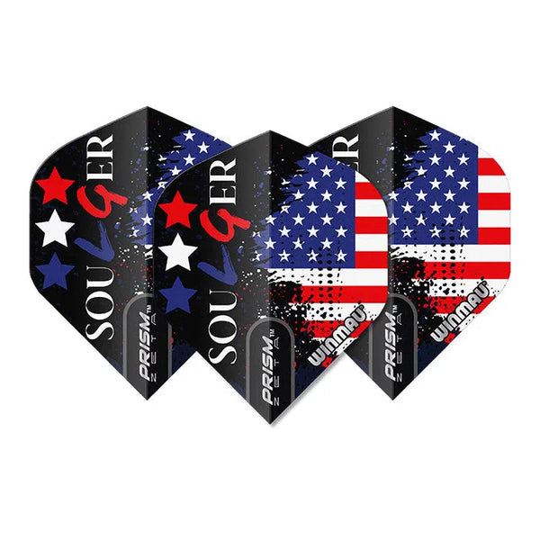 Winmau Specialist Players Leonard Gates USA Prism Zeta Standard Flights-1-Premier Darts