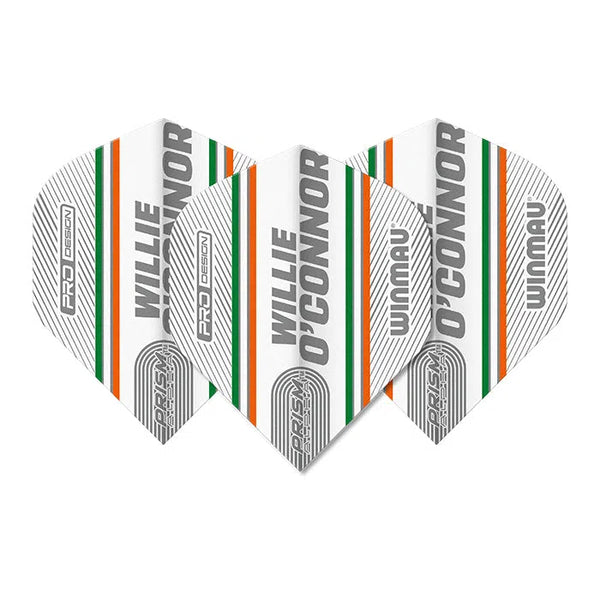 Winmau Specialist Players Willie O'Connor Prism Alpha Standard Flights-1-Premier Darts