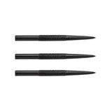 Winmau Spiral Black Steel Tip Points