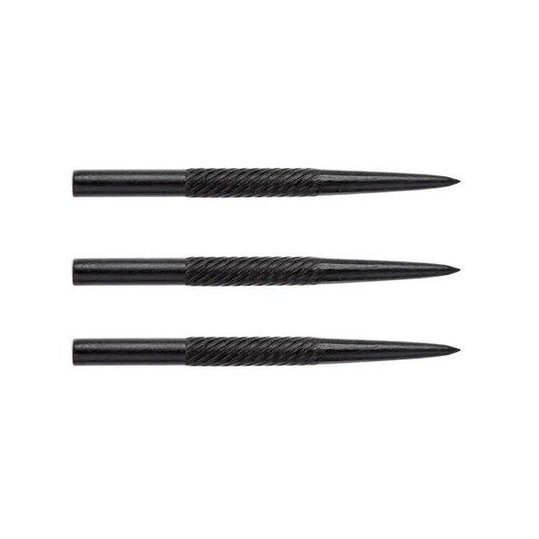 Winmau Spiral Black Steel Tip Points-1-Black-32mm-Premier Darts