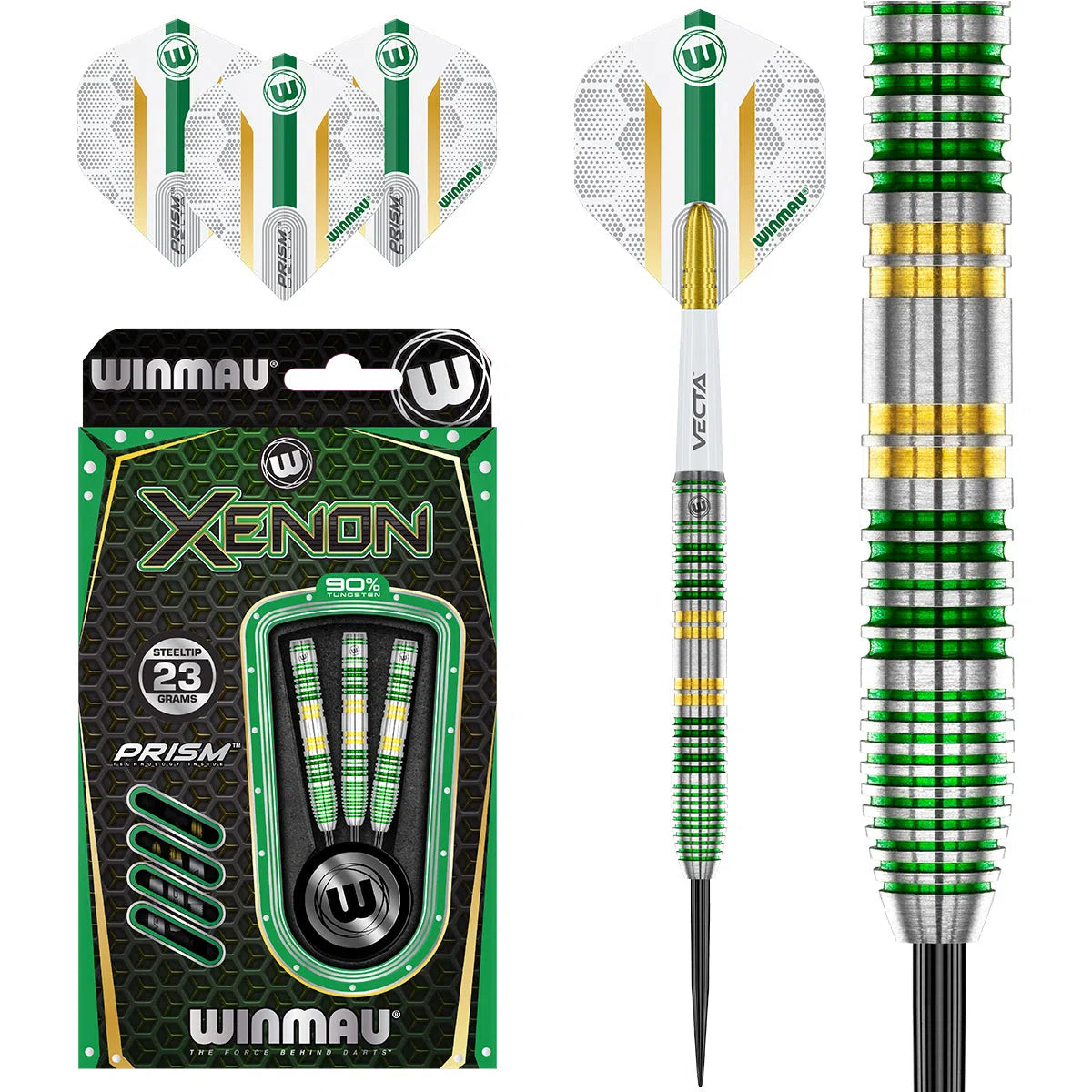 Winmau Xenon 90% Tungsten Steel Tip Darts – Premier Darts