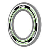 Winmau Advance White and Green Dartboard Surround