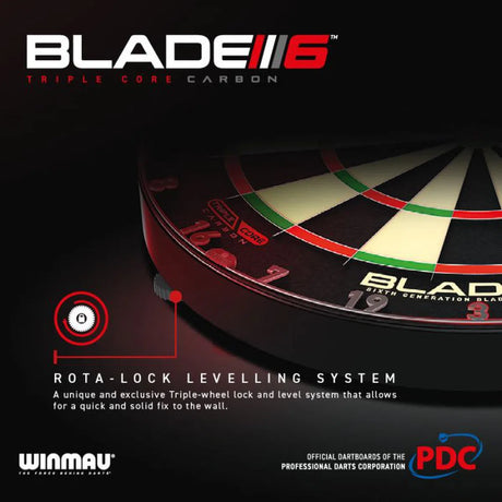 Winmau Blade 6 Triple Core Professional Level Dartboard