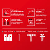 Winmau Blade X Fixing Kit-3-Premier Darts