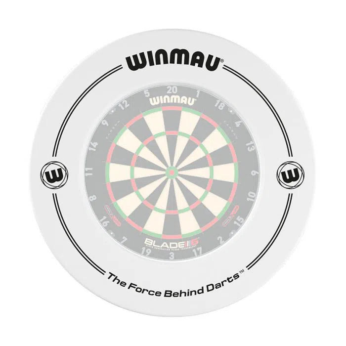 Winmau Dartboard Surround  Printed White