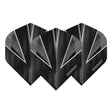 Winmau Prism Alpha Extra Thick Standard Black and Grey Flights