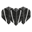 Winmau Prism Alpha Extra Thick Standard Black and Grey Flights