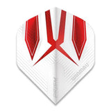 Winmau Prism Alpha Extra Thick Standard White and Red Flights