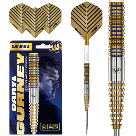 Winmau Daryl Gurney Signature Edition 95% Tungsten Steel Tip Darts-1-23 GRAM-Premier Darts