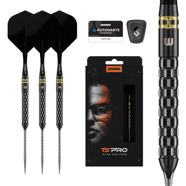 Winmau Gian van Veen TS-PRO SP 90% Tungsten Steel Tip Darts