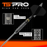Winmau Gian van Veen TS-PRO SP 90% Tungsten Steel Tip Darts-2-21 GRAM-Premier Darts