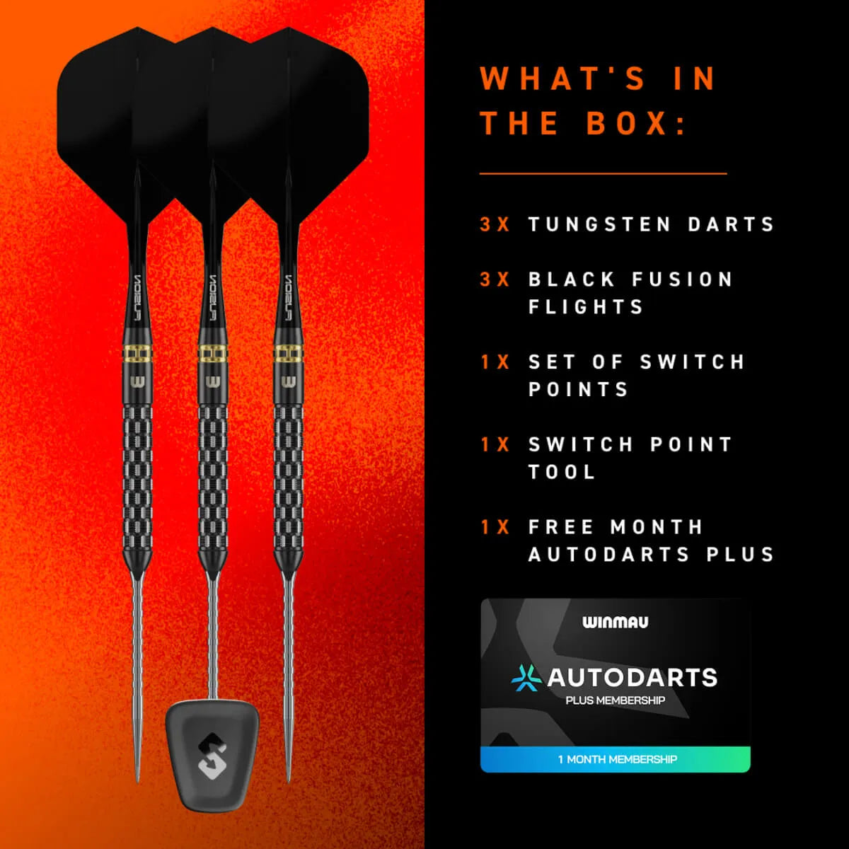 Winmau Gian van Veen TS-PRO SP 90% Tungsten Steel Tip Darts-8-21 GRAM-Premier Darts