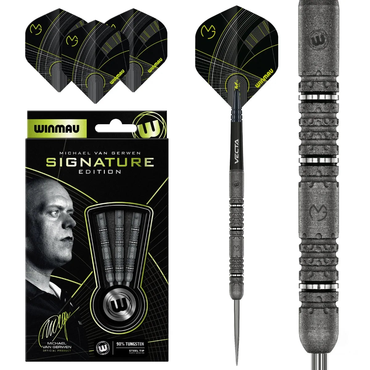 Winmau MVG Signature Edition 90% Steel Tip Darts – Premier Darts