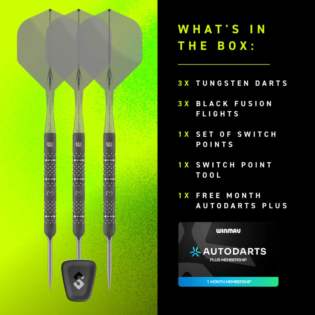 Winmau MvG TS-PRO | 90% Tungsten Switch Point Darts – Premier Darts