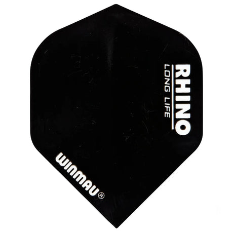 Winmau Rhino Extra Thick Dart Flights-2-Black-Premier Darts