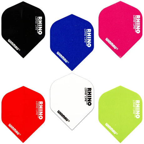 Winmau Rhino Extra Thick Dart Flights-1-Black-Premier Darts