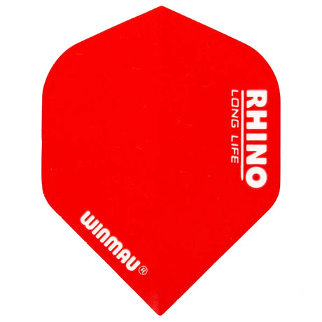 Winmau Rhino Extra Thick Dart Flights-10-Red-Premier Darts