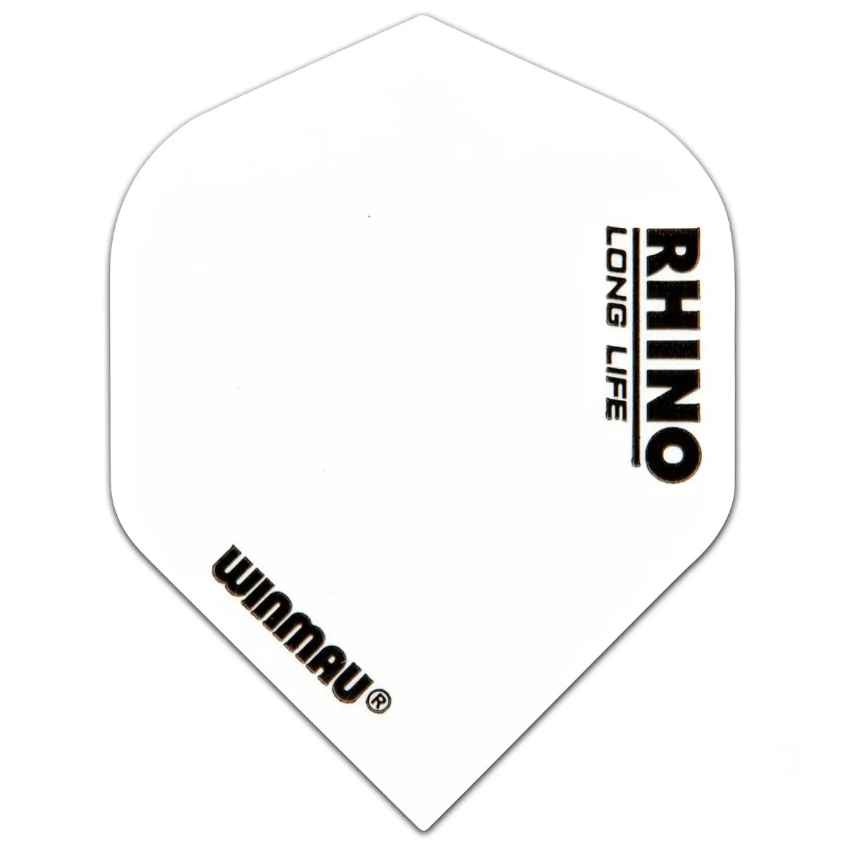 Winmau Rhino Extra Thick Dart Flights-12-White-Premier Darts